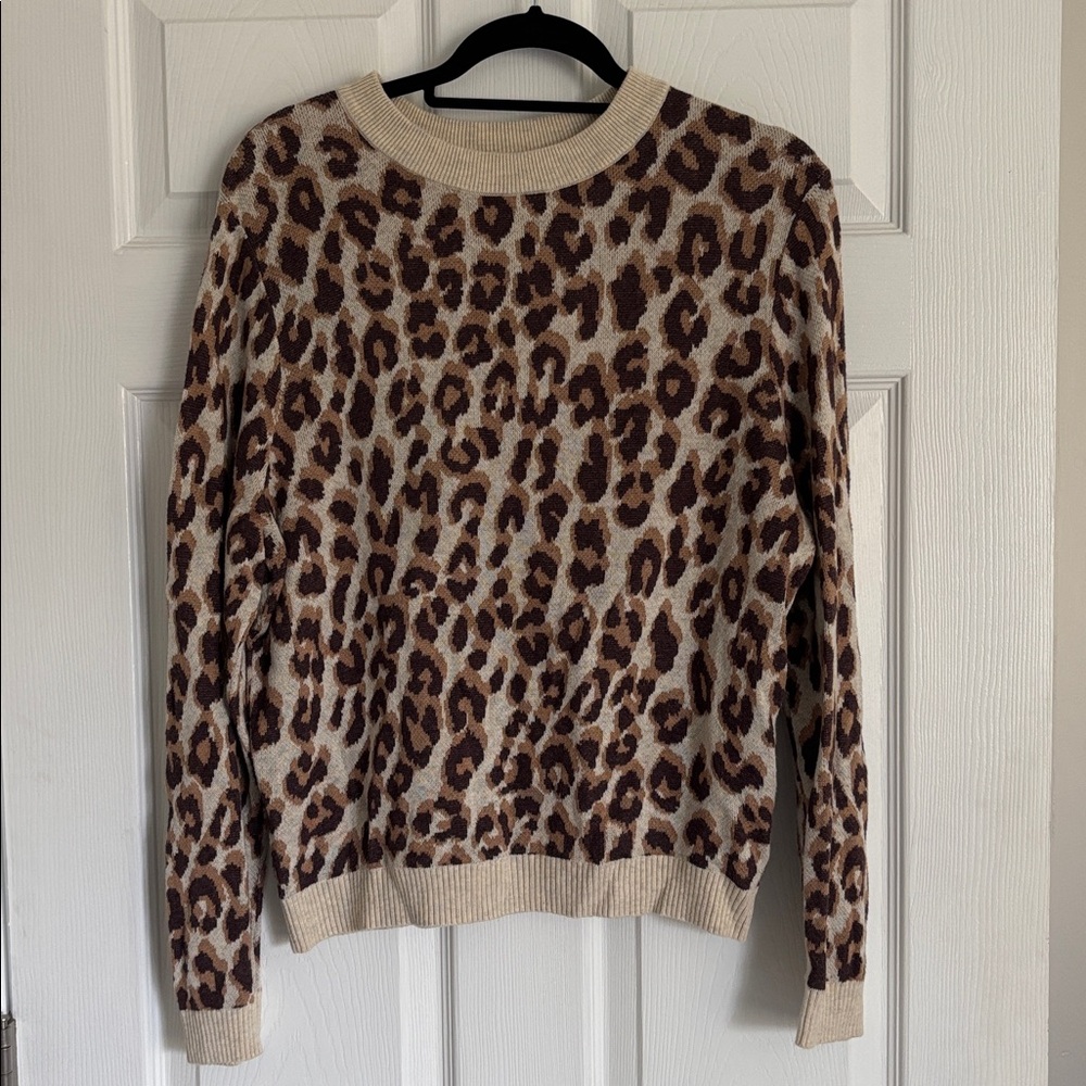A New Day Leopard Print Sweater